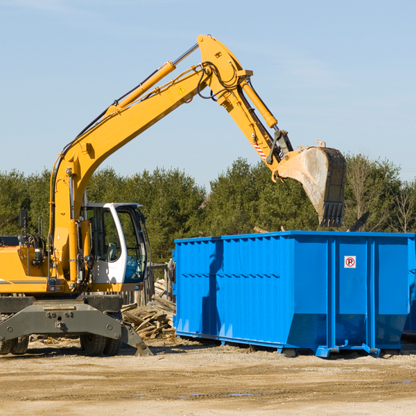 what size residential dumpster rentals are available in Noyack NY